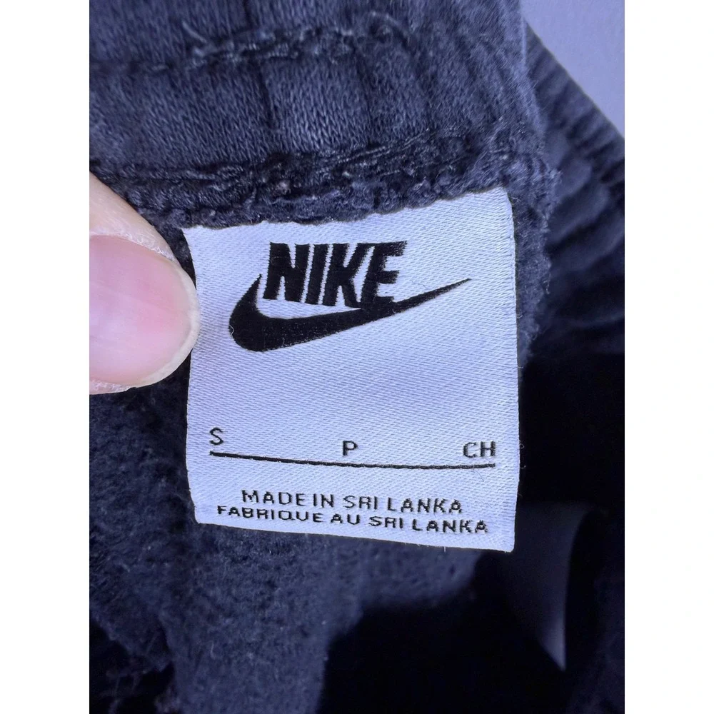 Nike‎ Pants Mens Small Black Faded Club Fleece Sweat Joggers Lounge Comfort